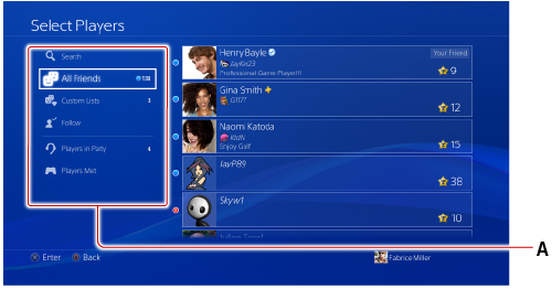 選擇對象的畫面。A。