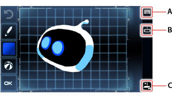 第二屏幕。由上起依次为A到C。