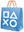 Icône PS Store bleue.