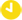 Gelbes, rundes Uhrsymbol.
